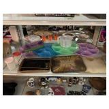 Assorted Kitchenware. Baking Stones, Party Trays