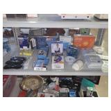 Assorted Medical Supplies. Arm Sling, Face Wrap,