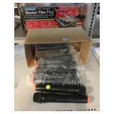 9 Battery Operated Microphones.
