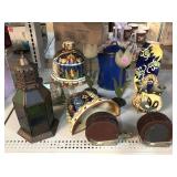 Assorted Home Decor. Coasters, Vases, Teapot &