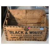 Wooden James Buchanan Black & White Shipping