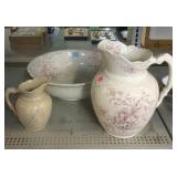 Vintage JHW & Sons Hanley England Wash Basin and