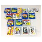 Sealed baseball packs