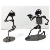 Metal Welded Recycled Sports Sculptures - approx.