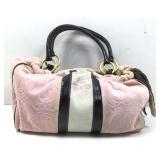 Juicy Couture Pink/Black Duffel Shoulder Bag -