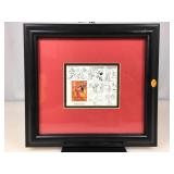 Limited Edition Disney Stamp Framed w/COA - The