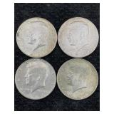 4-40% Silver Half Dollars