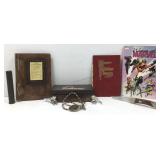 Keychains, Bolo Tie, Trinket Box, Remington Knife