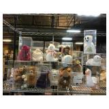 Collection of Ty Beanie Babies w/clear box