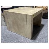Wood side table, approx 29x29x21im