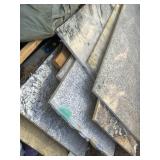 Approx. 15 Slabs Granite Sections 10ft Long by