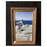 A framed print is a reproduction of silver