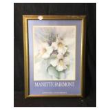A framed art print titled Manette Fairmont sold