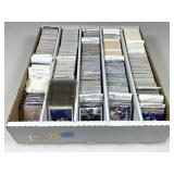 Mixed sports card lot some in cases