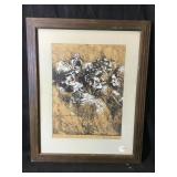 This is a print of grotesque heads by Leonardo da