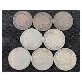 Usa Liberty Head V Nickels & Indian Head Pennies