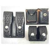 Police Leather Magazine & Speed Loaders Holsters