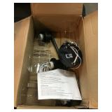 Black Metal Vanity Light Fixture w/3-Light has