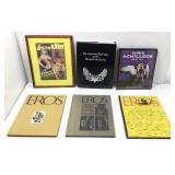 Vtg Eros Coffee Table Books and more
