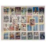 Vintage football card lot