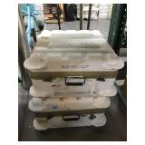 2-Hard Travel case, Property of U.S Govt. Approx