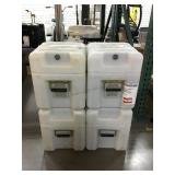 4 Hard travel cases, Property of U.S. Government,