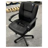 Black rolling office chair