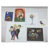 Signed Jill Haney-Neal Small Lithographs -