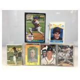 Mixed lot of baseball cards with stars