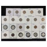 Pennies & Nickel Collection, 1935-1958