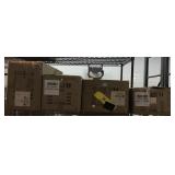 Lighting fixtures & more in boxes, approx 25in