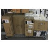 Ceiling fans, lighting fixture and more in box