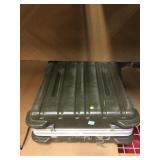 Hard travel case, approx 25x25x11in