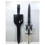 Large Fantasy Sword with Sheath - not sharp