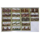 Antique Chromolitho StereoView Slides - San