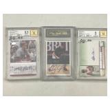 Baseball card graded lot