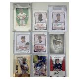 Baseball card lot autographed