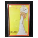 Mame poster 1966. The artist is Berta showing at