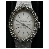 Armitron Quartz Ladies Watch W/diamonds, Metal