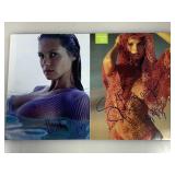 Heidi Klum & Stephanie Seymour Autographed