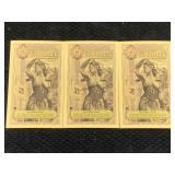 3-¼ Idaho Goldback 1/4000th Ozt 24k Gold