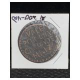 1843 Zacatecas J. Frias Trade Coin For "vale Por