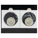 2-1934 Ecuador Un Sucre .720 Silver Coins
