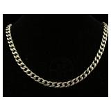 Sterling Silver Chain Necklace, Tw 72.6g, Sz 24in