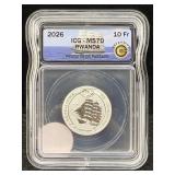 2026 1/12oz Fine Silver Nautical Round In Case &