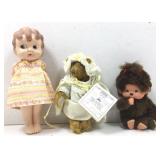 Vtg Plastic Kewpie Doll, Sekiguchi Doll and more
