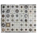 Foreing Currency From 1800's To 1900's In Sleeves