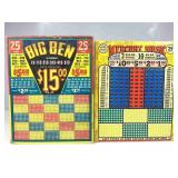 Antique Unpunched Trade Stimulator Boards - Large