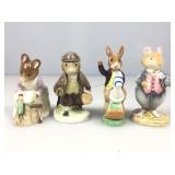 Vtg Beatrix Potter Royal Doulton Figures - Ex