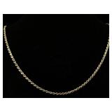 Sterling Silver Chain Necklace, Tw 20.3g, Sz 23in